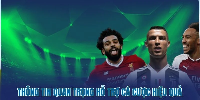 Thông tin tỷ số được cập nhật trực quan