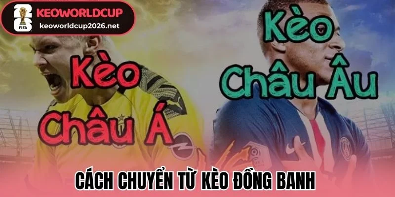 Chuyển Kèo Châu Á Sang Âu - Cách Tiến Hành Hiệu Quả Khi Cược 2 Cách chuyển từ kèo đồng banh