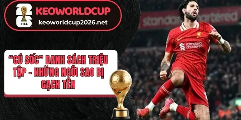 Nhiều ngôi sao vắng mặt trong World Cup 2026