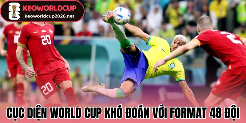 Cục diện World Cup khó đoán với format 48 đội