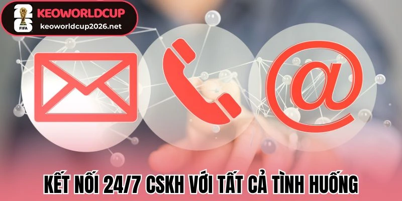 Kết nối 24/7 CSKH với tất cả tình huống
