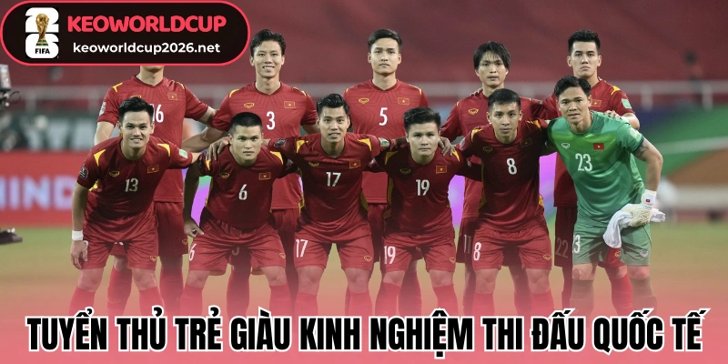 Giấc mơ World Cup - “Những chiến binh Sao Vàng” tiến ra biển lớn 2 Tuyển thủ trẻ giàu kinh nghiệm thi đấu quốc tế