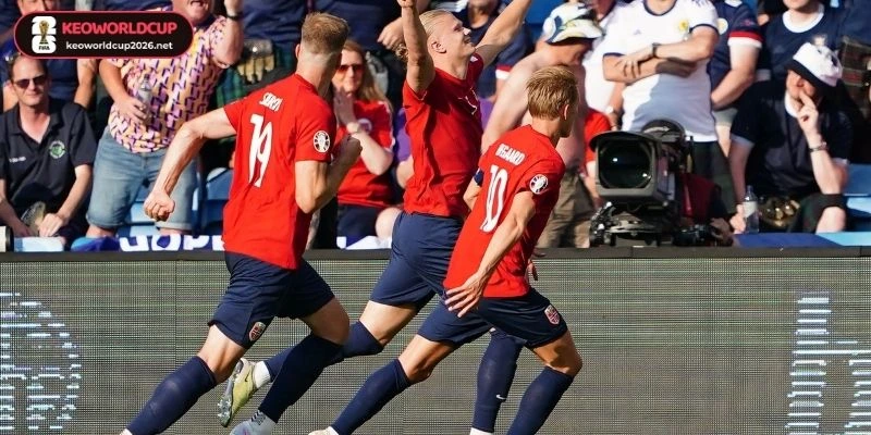 Sơ đồ ra sân của Na Uy vs Senegal