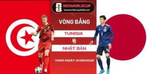 Soi kèo Tunisia vs Nhật Bản - Bảng F World Cup 11h00 21/06/2026